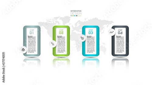 A simple square that can be used for a wide variety of work pieces describe the working structure  thoughtful analysis.infographic design.