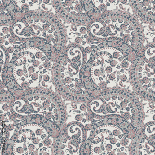 Paisley seamless pattern. Vector ethnic ornament