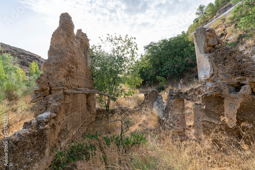 Ruins of a flour mill in southern Spain
