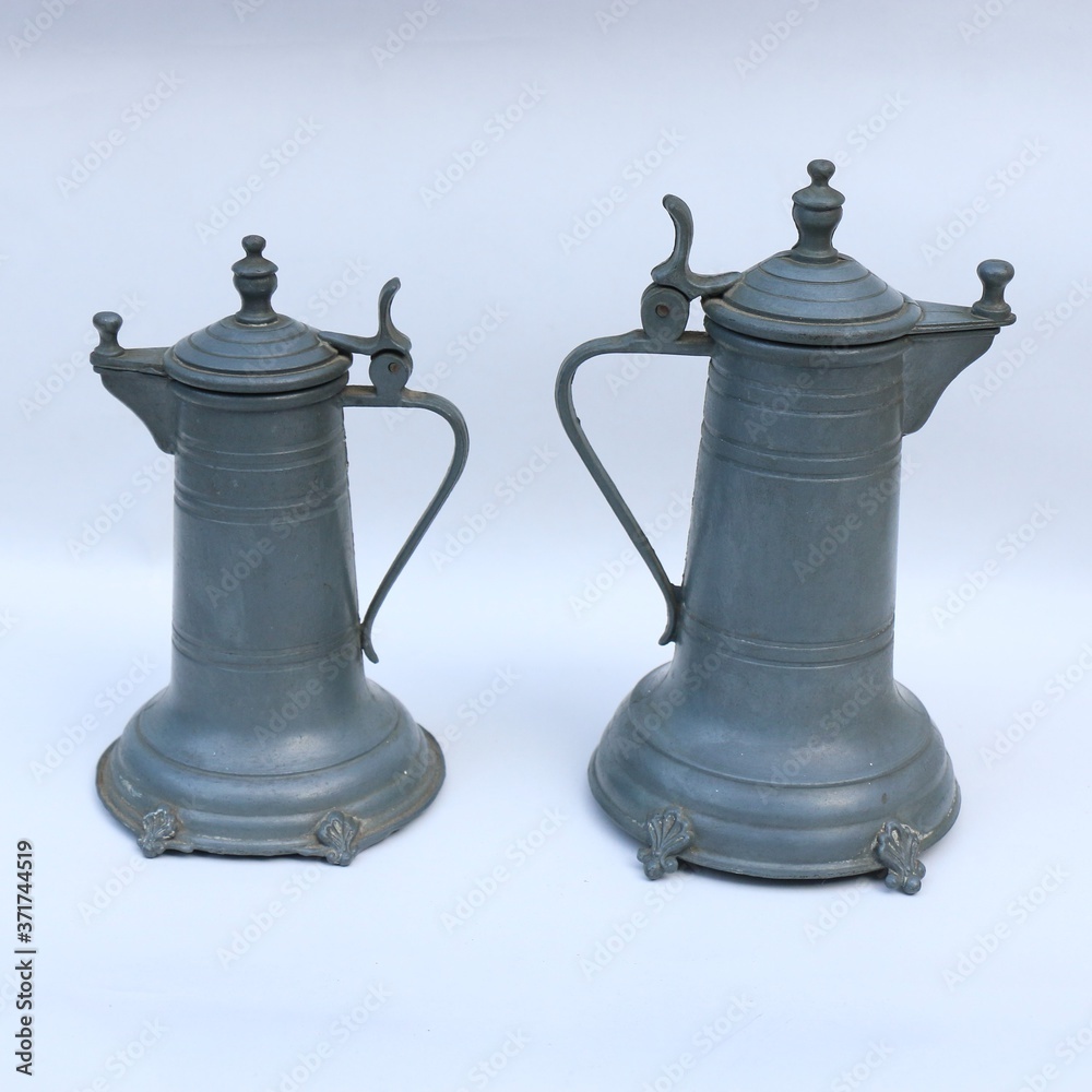 An old metal dallah jug