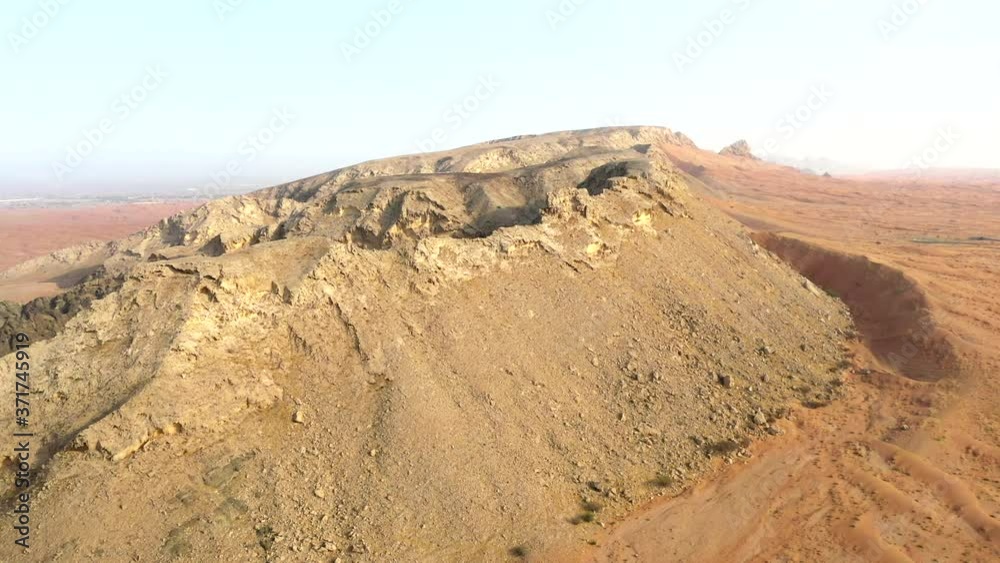 Drone view of Fossil Rocks in Dry Desert with Sand Ripples, Geological Landscape of High Dune Desert in United Arab Emirates
Drone view of Fossil Rocks in Dry Desert with Sand Ripples, Geological Landscape of High Dune Desert in United Arab Emirates