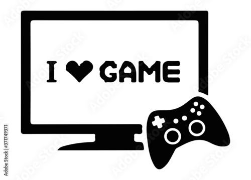 Video game icons set. joypad icon vector.
