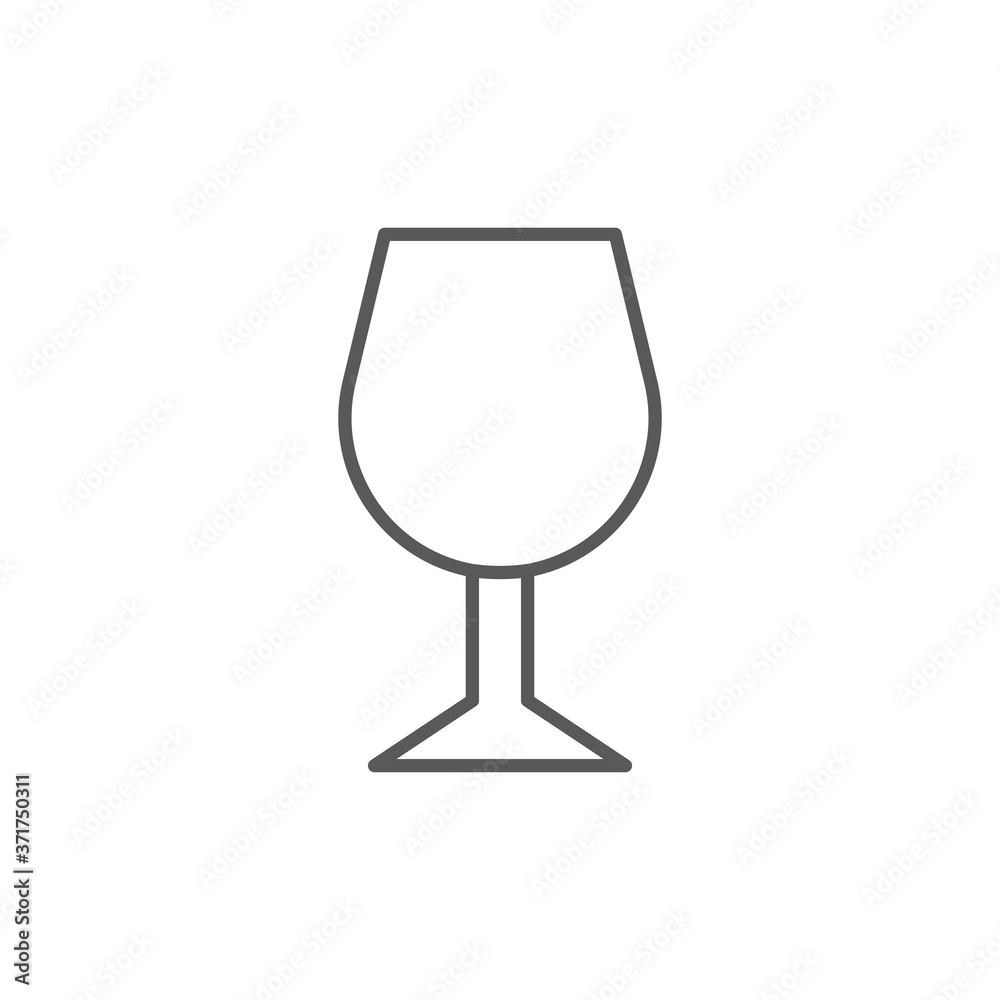Glass icon. Beverage symbol modern, simple, vector, icon for website design, mobile app, ui. Vector Illustration Glass icon. Beverage symbol modern, simple, vector, icon for website design, mobile app, ui. Vector Illustration