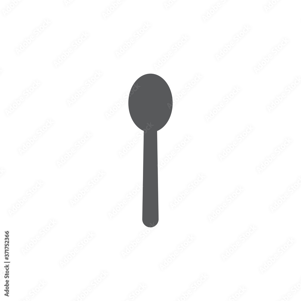 Spoon icon. Restaurant symbol modern, simple, vector, icon for website design, mobile app, ui. Vector Illustration
