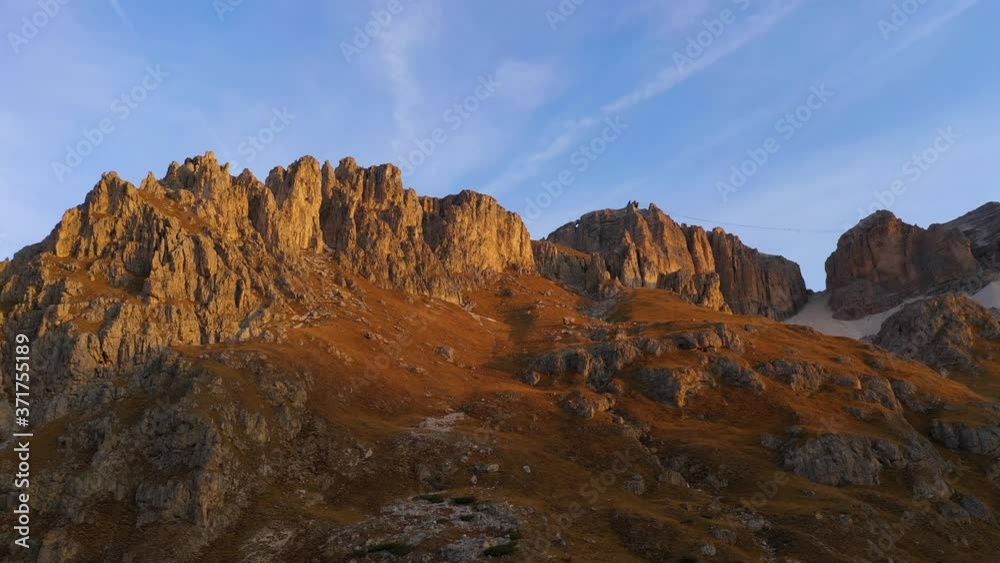 Drone aerial shot of mountains landscape during autumn Drone aerial shot of mountains landscape during autumn