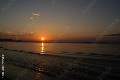  the sun rises over the Black Sea