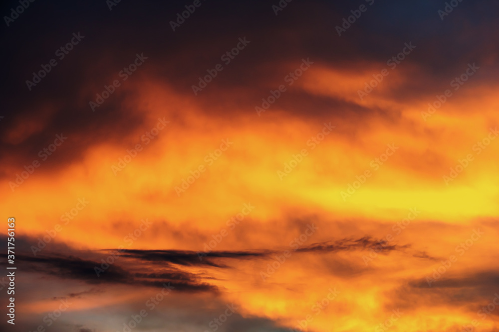 Fototapeta premium Twilight sky and cloud at sunset