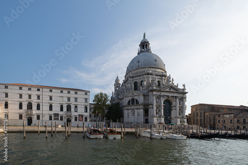 Venice is a city on an island in the Adriatic Sea, in the Venetian lagoon. A city with many canals and bridges with the main Grand Canal and the largest St. Mark's Square