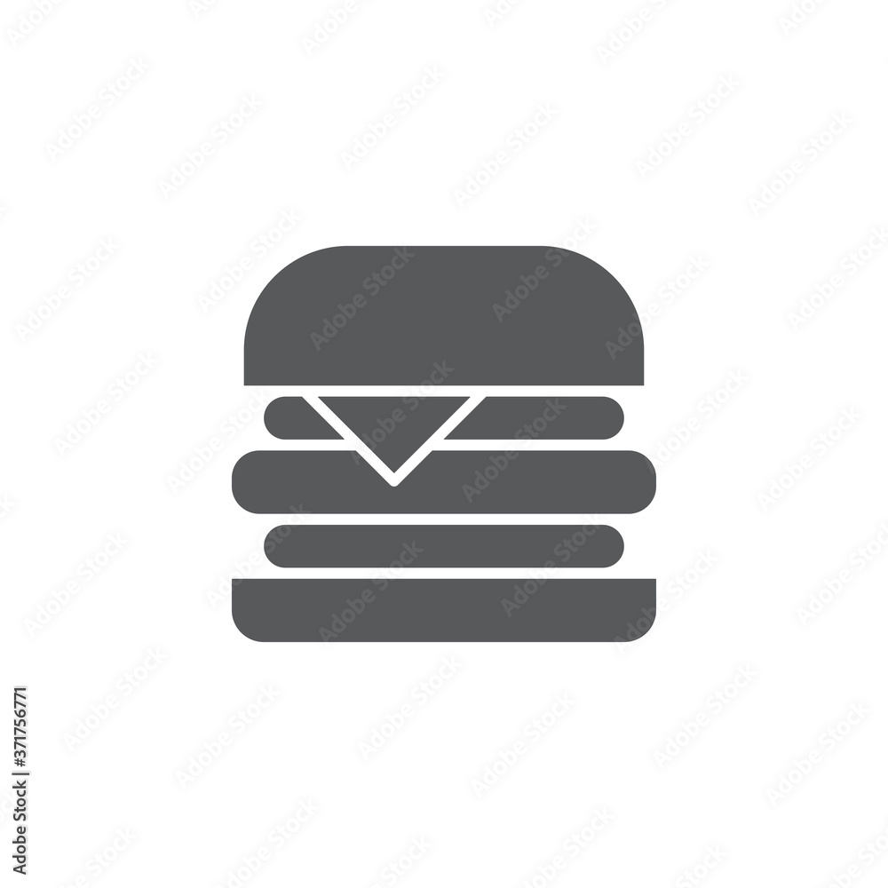 Burger icon. Fast food symbol modern, simple, vector, icon for website design, mobile app, ui. Vector Illustration Burger icon. Fast food symbol modern, simple, vector, icon for website design, mobile app, ui. Vector Illustration