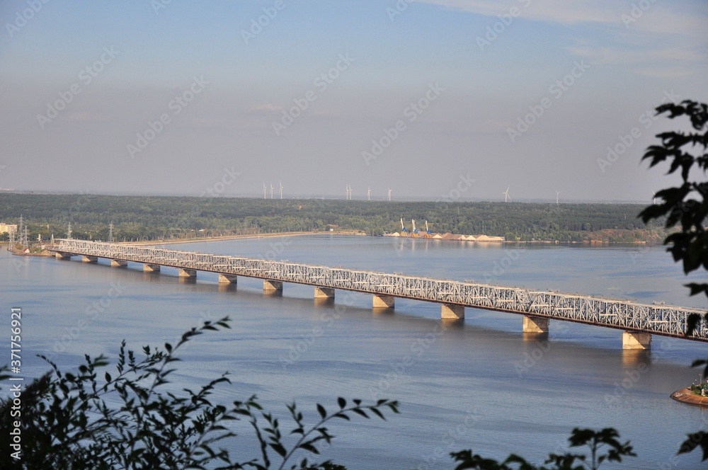 Fototapeta premium bridge over the river