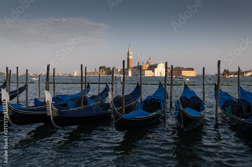 Venice is a city on an island in the Adriatic Sea, in the Venetian lagoon. A city with many canals and bridges with the main Grand Canal and the largest St. Mark's Square © Dariusz