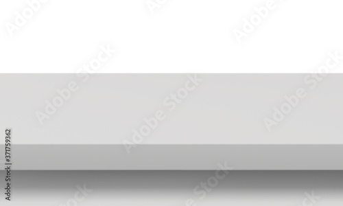 White table 3d rendering