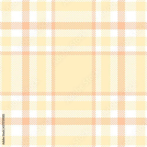 Pixel background vector design. Modern seamless pattern plaid. Square texture fabric. Tartan scottish textile. Beauty color madras ornament.