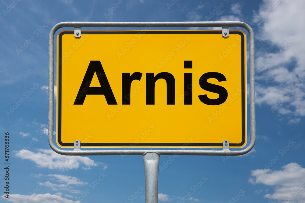 Ortstafel Arnis