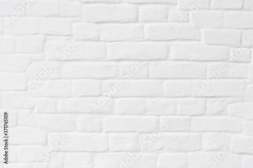 White brick wall texture, brick wall painted with white paint