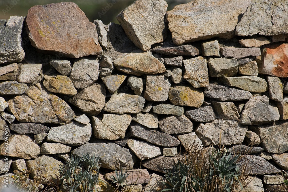 Fototapeta premium Wall of Stones