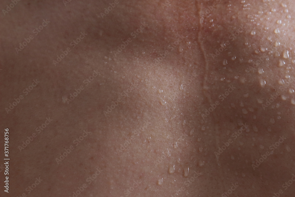 Fototapeta premium Sweat after exercising