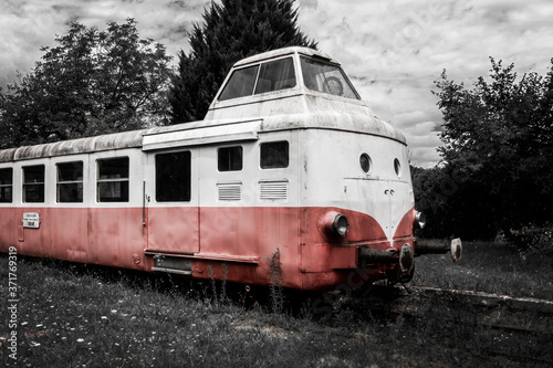 Abandoned trainwagon