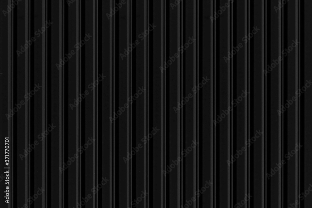 Black Corrugated metal background and texture surface or galvanize steel Black Corrugated metal background and texture surface or galvanize steel