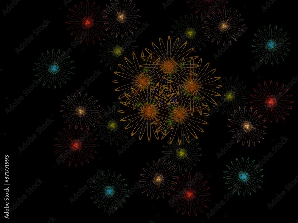 Fototapeta premium Imaginatory fractal background Image