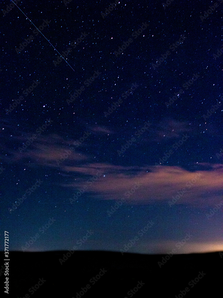 Night sky with stars