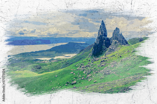 Old Man of Storr in Scotlan...