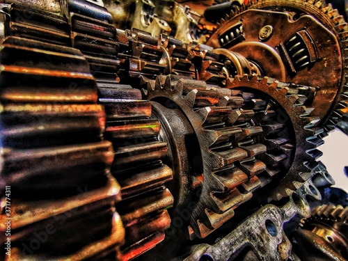 gears in a gearbox