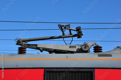 Electric Locomotive Pantograph