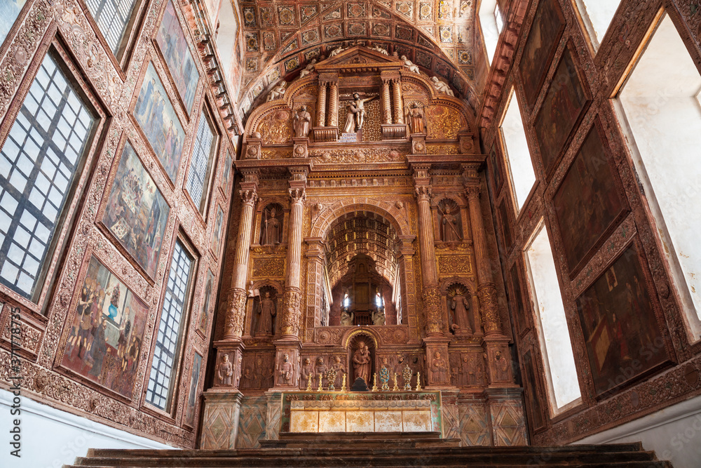 Fototapeta premium Catholic church in Old Goa