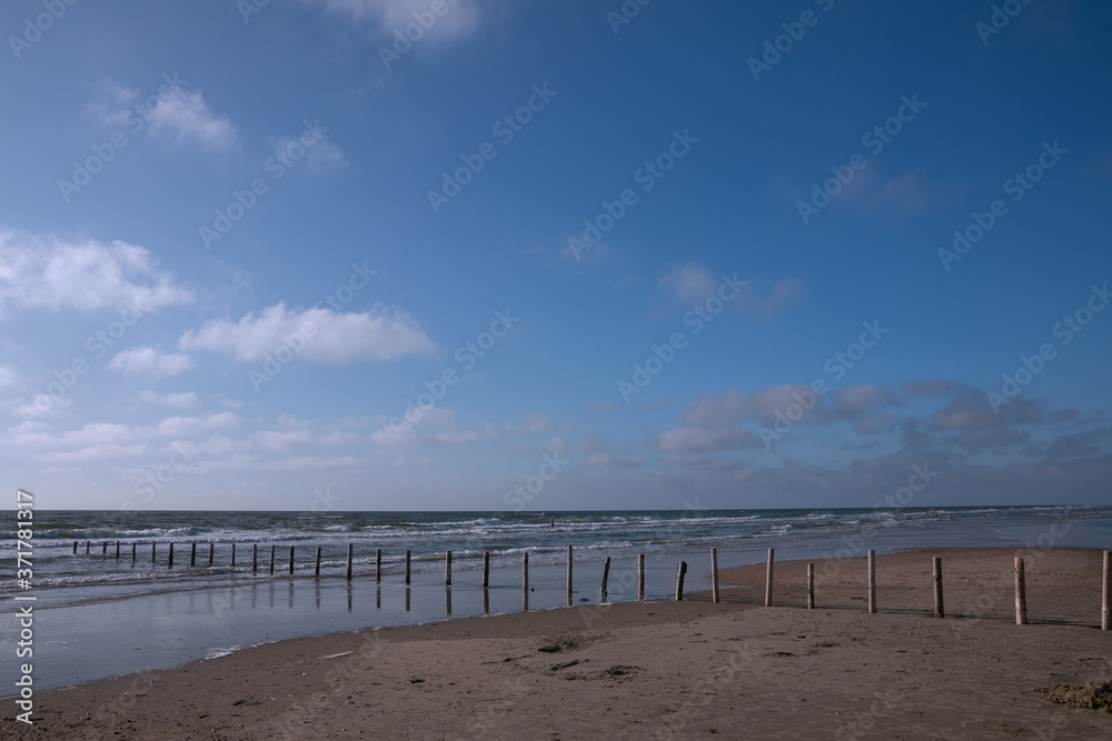 Strand an der Nordsee auf der dänischen Insel Rømø