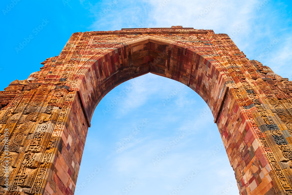 Iron pillar of Delhi, India