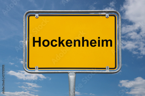 Ortstafel Hockenheim photo
