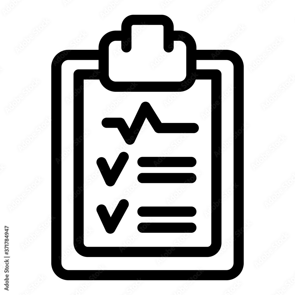 Home nursing clipboard icon. Outline home nursing clipboard vector icon for web design isolated on white background Home nursing clipboard icon. Outline home nursing clipboard vector icon for web design isolated on white background