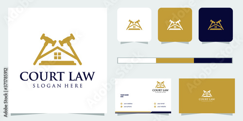 law firm legal logo temple creative design