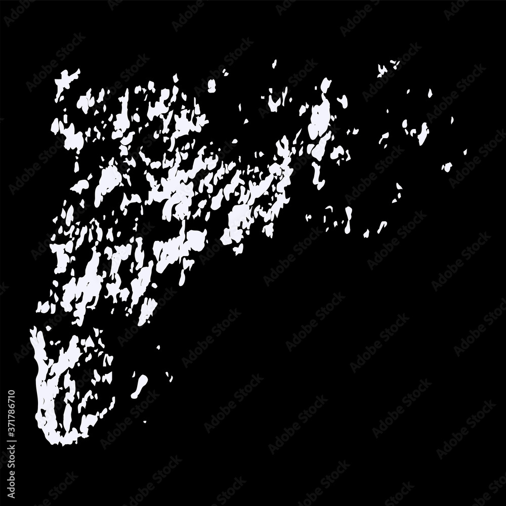 Stains, splashes in grunge style - isolated on black background - vector. Stains, splashes in grunge style - isolated on black background - vector.