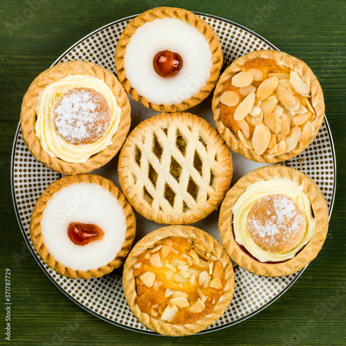 Mixed Popular Afternoon Tea Individual Cakes photo