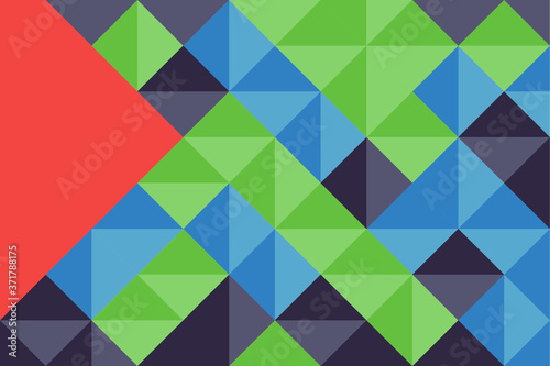 Color geometric design, vector background.