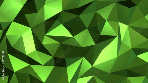 Green abstract background.