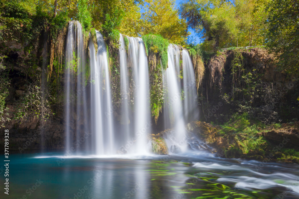 Duden waterfall park in Antalya