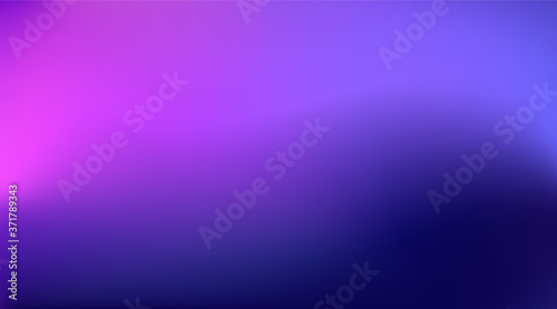 Blurred deep purple pink and navy blue color gradient background. Abstract Beautiful wave backdrop. Vector illustration for your graphic design, banner, poster, card, wallpaper  or website