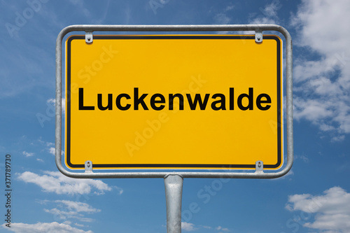 Ortstafel Luckenwalde photo