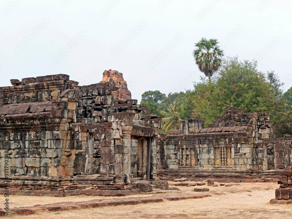 Bakong Temple, Siem Reap Province, Angkor's Temple Complex Site listed as World Heritage by Unesco in 1192, built in 881, Cambodia