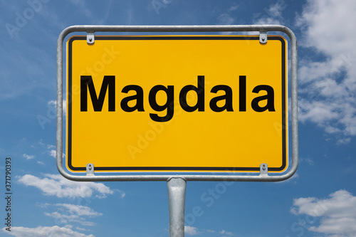 Ortstafel Magdala photo