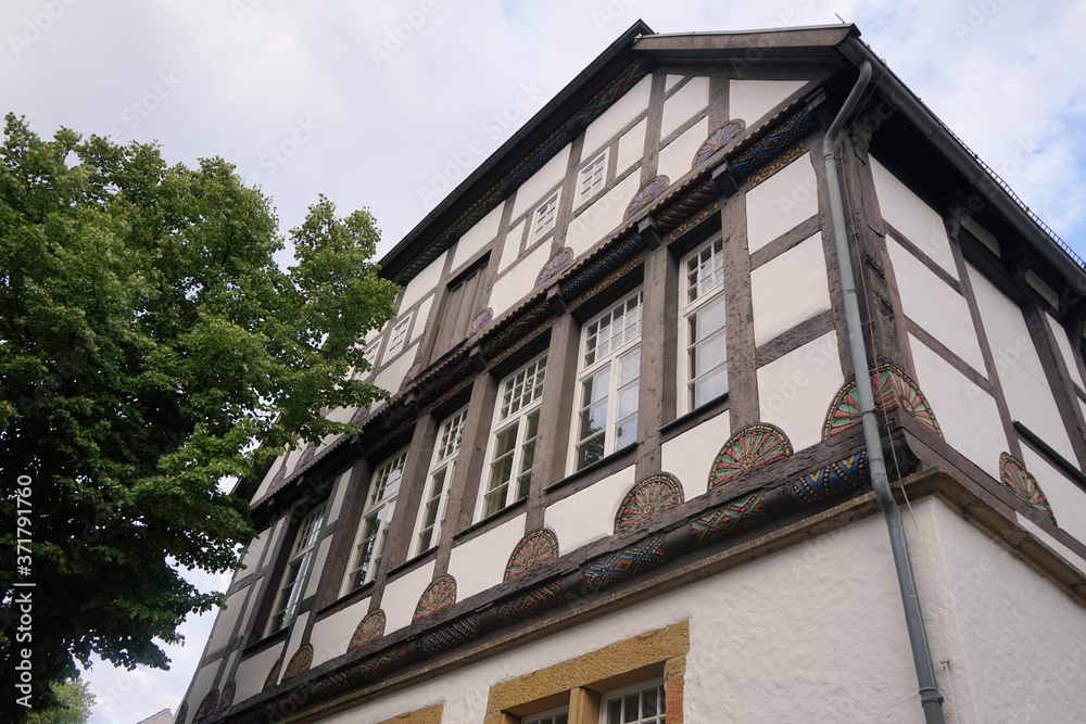 Haus am Klosterplatz in Bielefeld unter Denkmalschutz Haus am Klosterplatz in Bielefeld unter Denkmalschutz