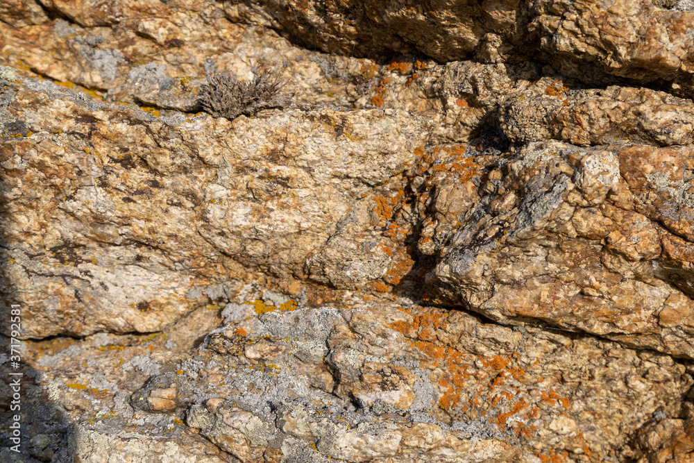 Seamless texture - surface of natural stone with red spots. Seamless texture - surface of natural stone with red spots.