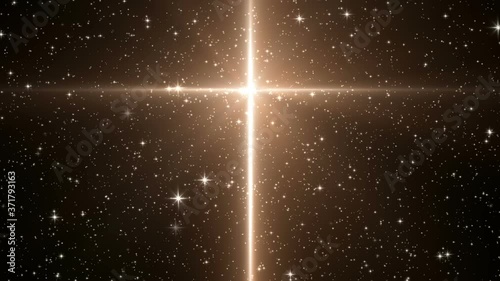 Glowing Christian Cross Loop