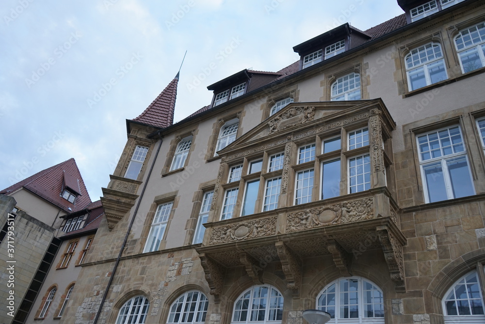 Fototapeta premium old town houses in europe