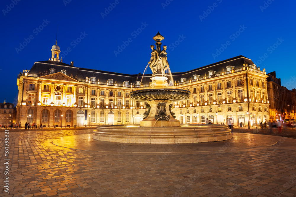Place de la Bourse square, Bordeaux