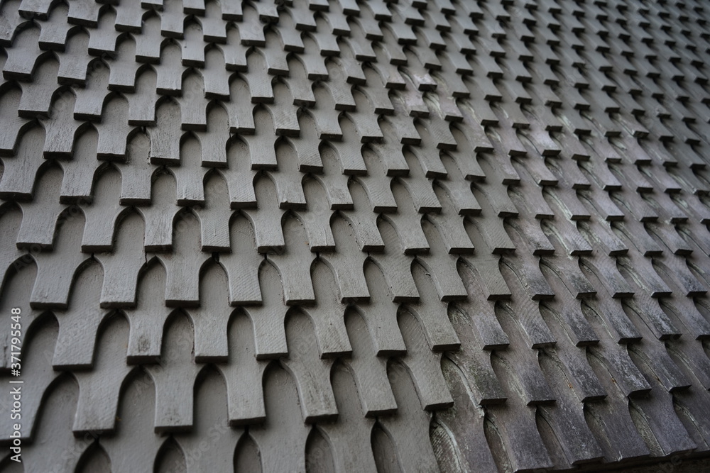 detail of a roof detail of a roof