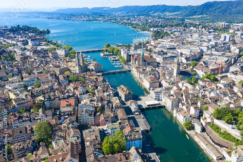 Wall Mural Zurich in summer